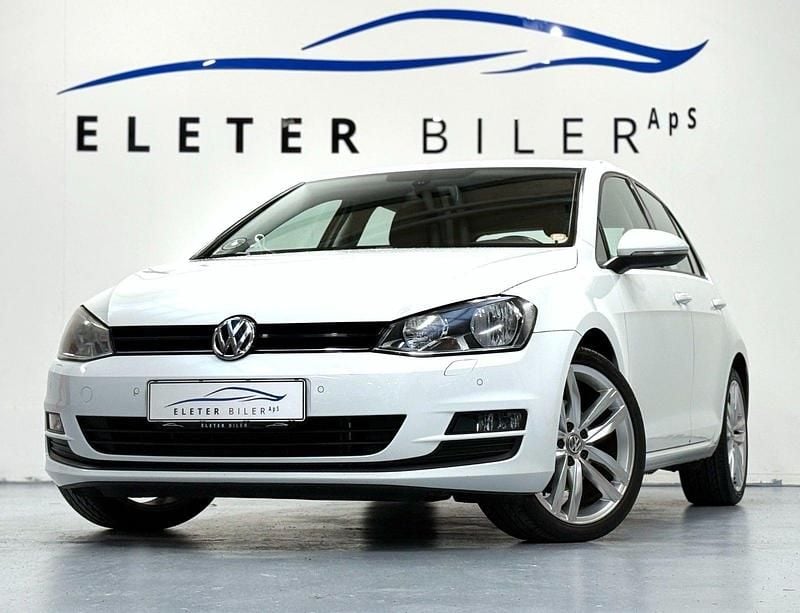 Hvid Brugt 2014 VW Golf VII Comfortline Hatchback | 99.900 kr. (Fair pris) - Billede 1/4