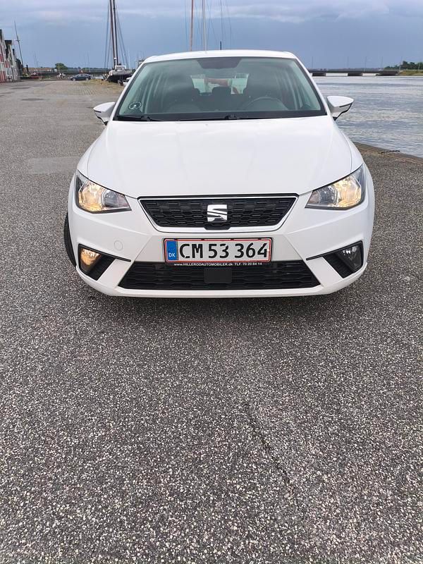 Hvid Brugt 2018 Seat Ibiza Style Hatchback | 94.800 kr. (God pris) - Billede 1/8