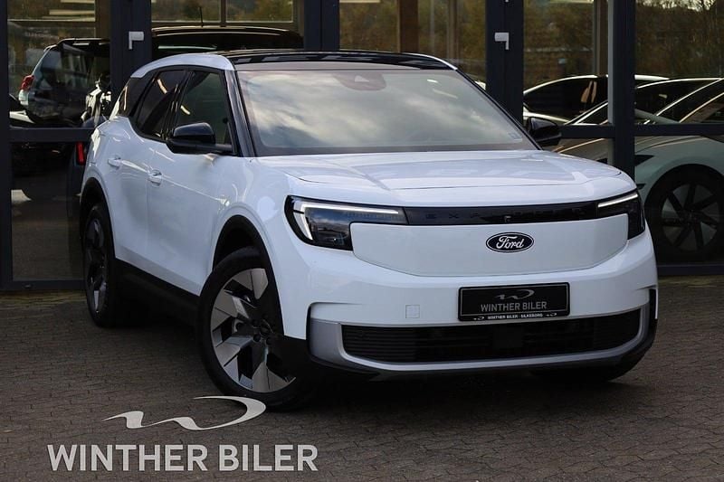Hvid Brugt 2024 Ford Explorer Extended Range SUV | 309.800 kr. (Fair pris) - Billede 1/4