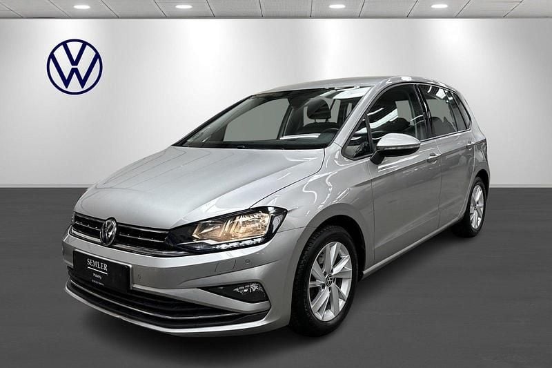 Sølvmetal Brugt 2018 VW Golf Sportsvan Comfortline MPV | 184.800 kr. (Fair pris) - Billede 1/4