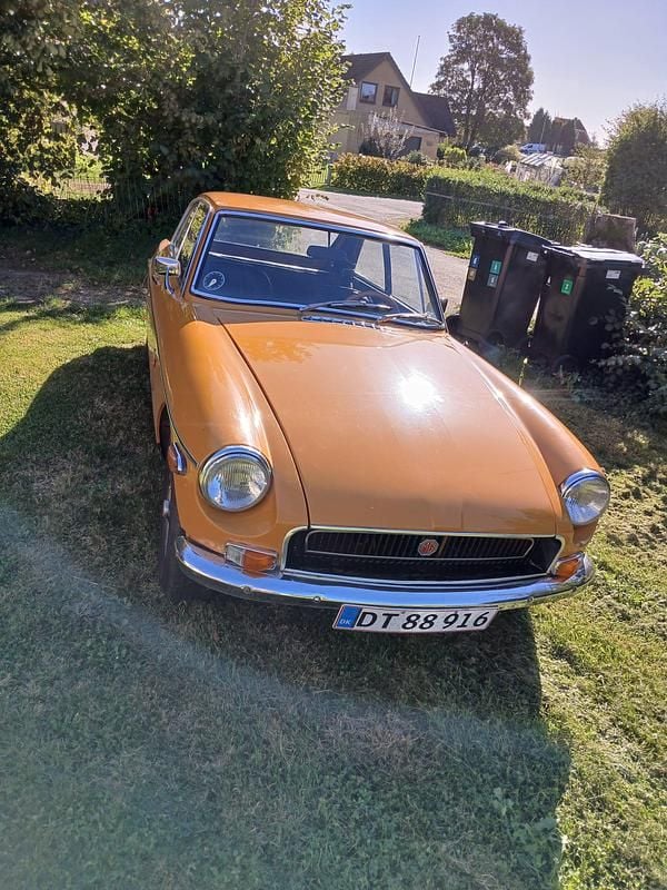 Gul Brugt 1970 MG B GT Coupe | 62.000 kr. - Billede 1/4