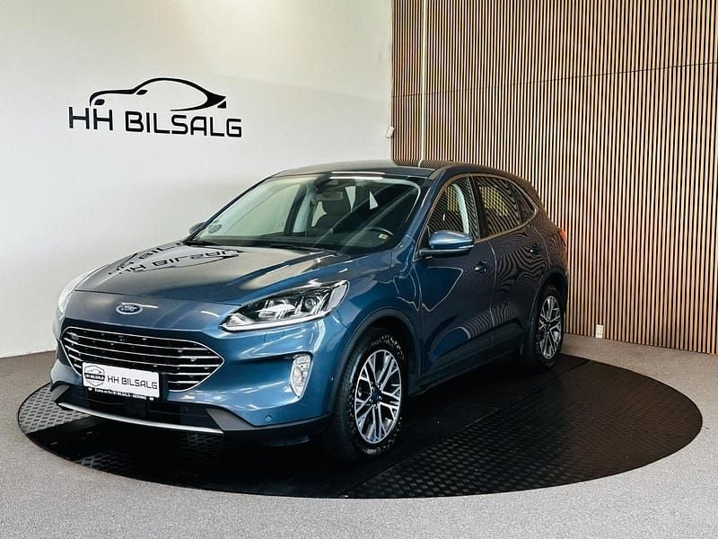 Blå Brugt 2020 Ford Kuga Titanium SUV | 174.700 kr. (Lidt for dyr) - Billede 1/4