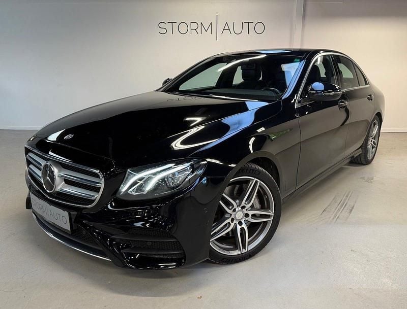 Sortmetal Brugt 2016 Mercedes E350 AMG line Sedan | 299.900 kr. (Super pris) - Billede 1/4