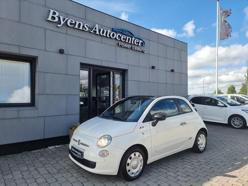 Hvid Brugt 2012 Fiat 500C Cabriolet | 54.900 kr. (Fair pris) - Billede 1/4