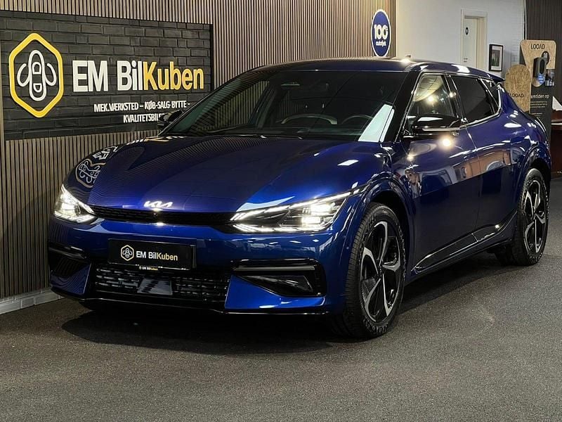 Blåmetal Brugt 2023 Kia EV6 GT-Line SUV | 314.900 kr. (Fair pris) - Billede 1/4