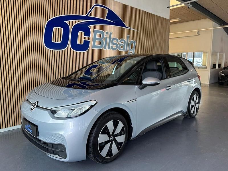 Sølvmetal Brugt 2021 VW ID.3 Pro Performance Hatchback | 152.900 kr. (God pris) - Billede 1/4