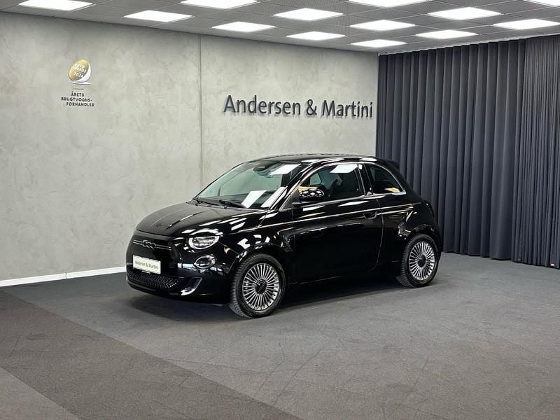 Sort Brugt 2023 Fiat 500e Icon Hatchback | 134.700 kr. (Fair pris) - Billede 1/4