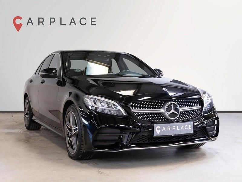 Brugt Mercedes C300e AMG line 306 HK (225 kW) 2019 Sort Sedan