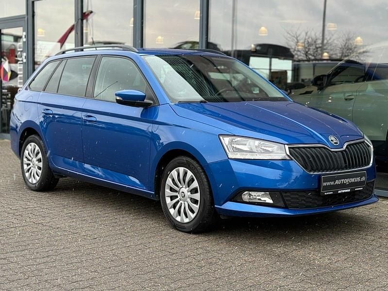 Blåmetal Brugt 2022 Skoda Fabia Stationcar | 149.900 kr. (God pris) - Billede 1/4