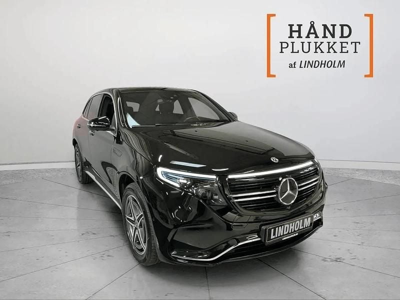 Brugt Mercedes EQC400 AMG line 300 kW (408 HK) 2020 Sortmetal SUV
