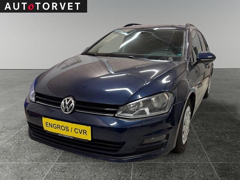 Blåmetal Brugt 2014 VW Golf VII Comfortline Stationcar | 69.700 kr. (Fair pris) - Billede 1/4