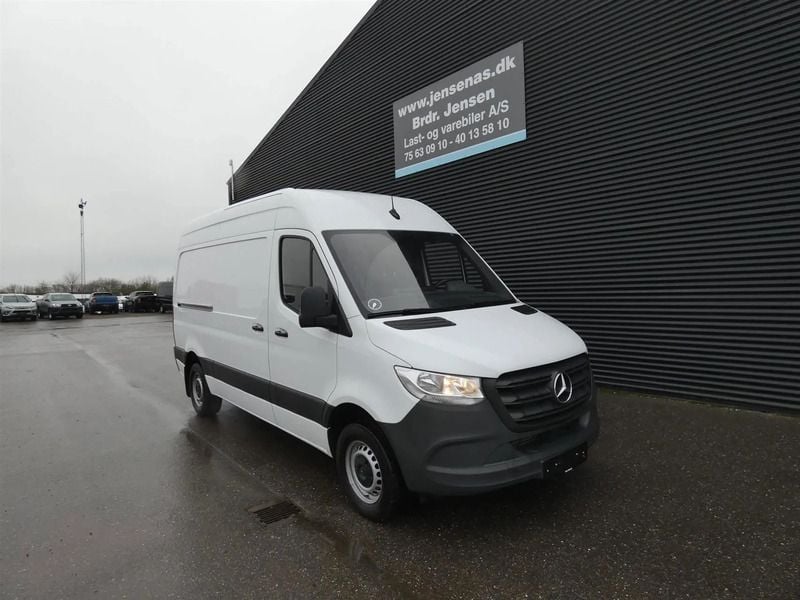 Hvid Brugt 2024 Mercedes Sprinter Van | 399.800 kr. - Billede 1/4