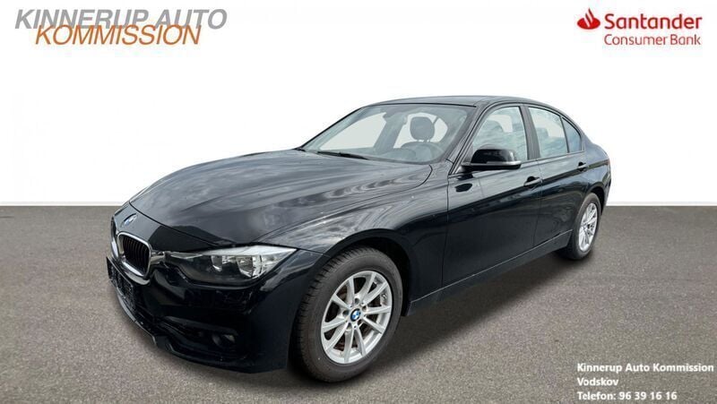 Sort Brugt 2017 BMW 320 Sedan | 149.900 kr. (Fair pris) - Billede 1/4