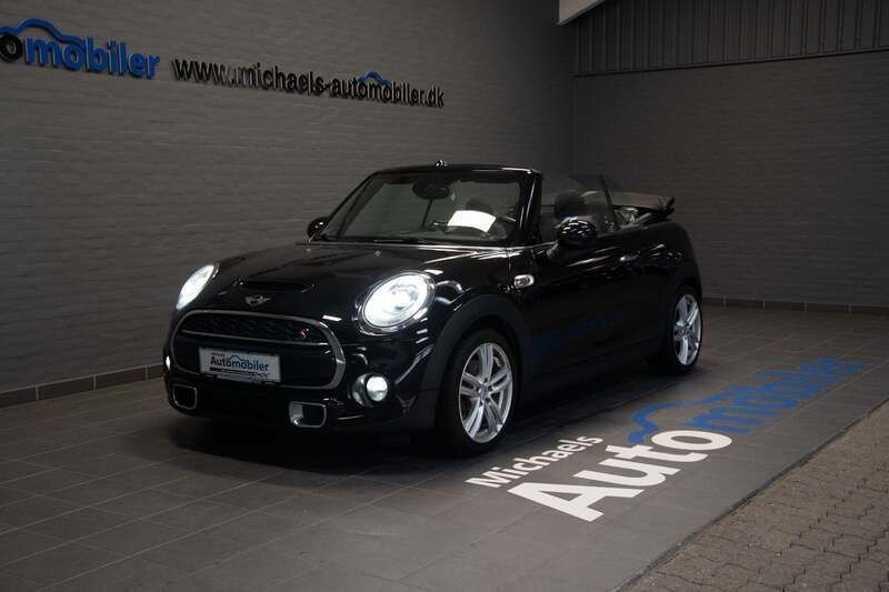 Sort Brugt 2017 Mini Cooper S Cabriolet Cabriolet | 319.900 kr. - Billede 1/4
