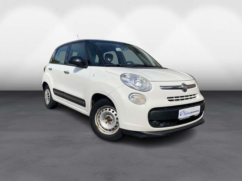 Hvid Brugt 2013 Fiat 500L Pop Star MPV | 29.900 kr. (Super pris) - Billede 1/4