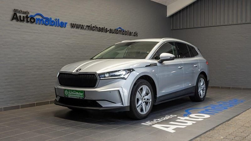 Sølvmetal Brugt 2021 Skoda Enyaq iV Lounge SUV | 219.900 kr. (Fair pris) - Billede 1/4
