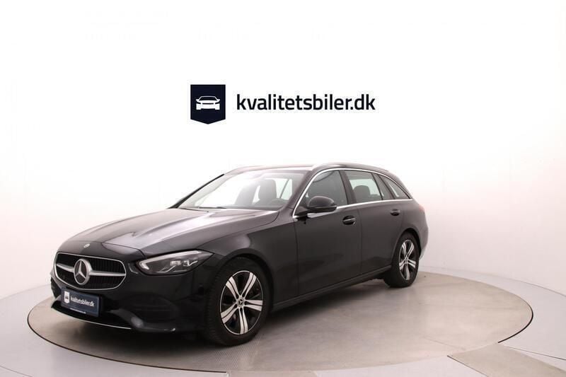 Sort Brugt 2022 Mercedes C200 Avantgarde Stationcar | 374.900 kr. - Billede 1/4