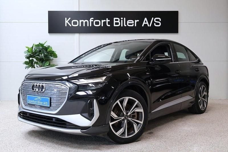 Sortmetal Brugt 2023 Audi Q4 Sportback e-tron S-Line SUV | 294.900 kr. (Super pris) - Billede 1/4