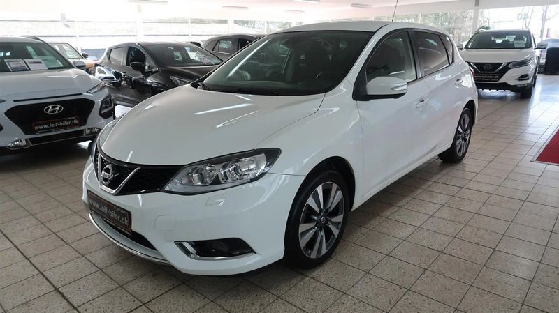 Hvidmetal Brugt 2015 Nissan Pulsar Tekna+ Hatchback | 109.900 kr. - Billede 1/4