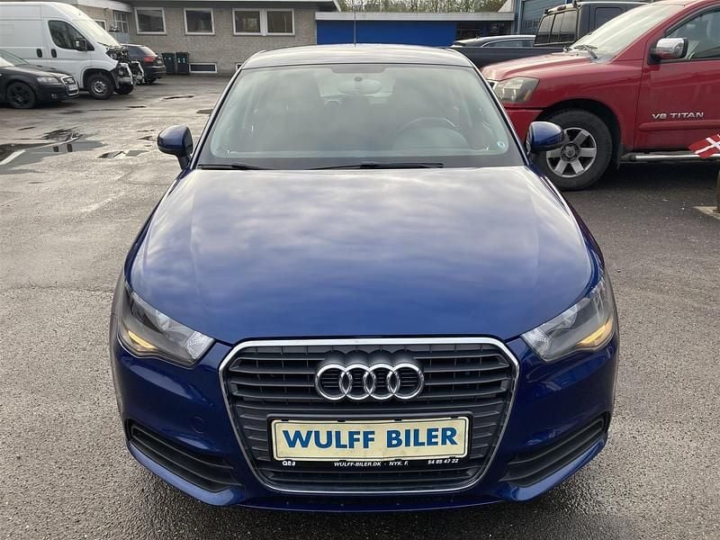 Brugt Audi A1 Sportback Attraction 105 HK (77 kW) 2012 Blåmetal Hatchback