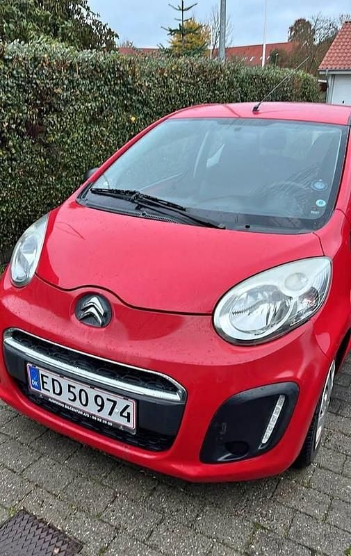 Brugt Citroën C1 68 HK (50 kW) 2012 Rød Hatchback