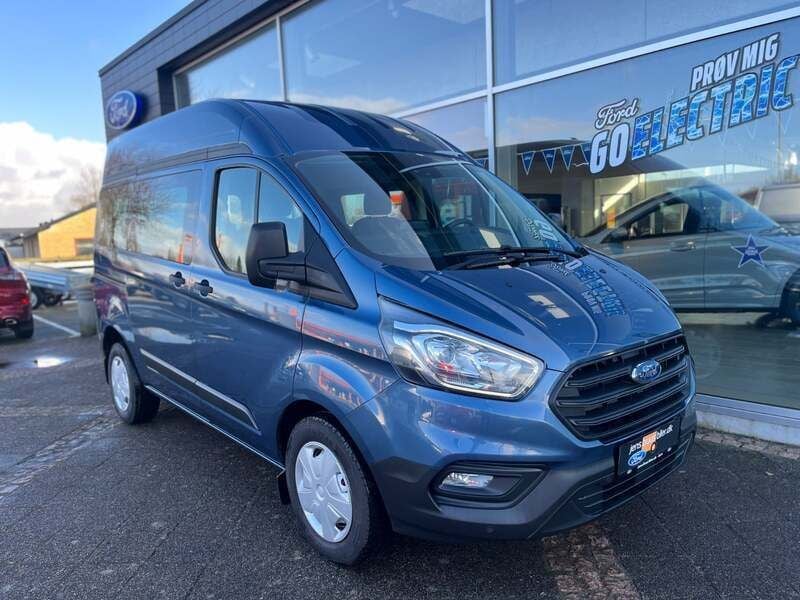 Blåmetal Brugt 2023 Ford Transit Custom Ambiente Van | 449.800 kr. (Fair pris) - Billede 1/4