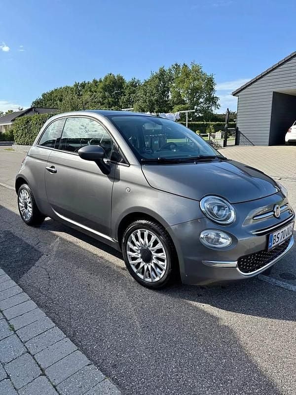 Grå Brugt 2017 Fiat 500 Hatchback | 76.000 kr. (Fair pris) - Billede 1/4