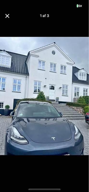 Grå Brugt 2020 Tesla Model 3 Sedan | 155.000 kr. (Fair pris) - Billede 1/3