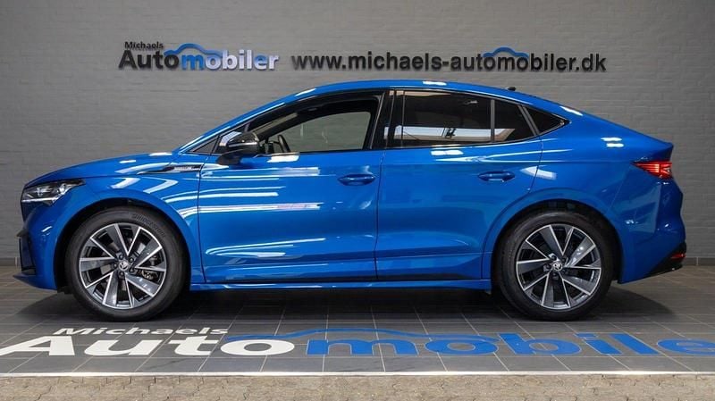 Brugt Skoda Enyaq iV SportLine 150 kW (204 HK) 2023 Blåmetal SUV