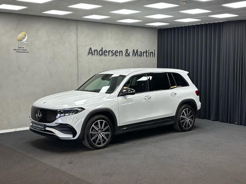 Hvid Brugt 2024 Mercedes EQB250+ AMG line SUV | 338.900 kr. (Fair pris) - Billede 1/4