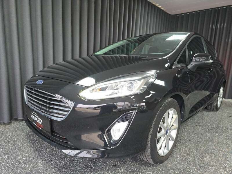 Sort Brugt 2020 Ford Fiesta Titanium Hatchback | 98.900 kr. (God pris) - Billede 1/4