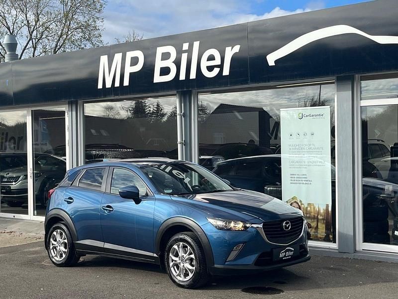 Blåmetal Brugt 2017 Mazda CX-3 Vision SUV | 144.900 kr. (Fair pris) - Billede 1/4