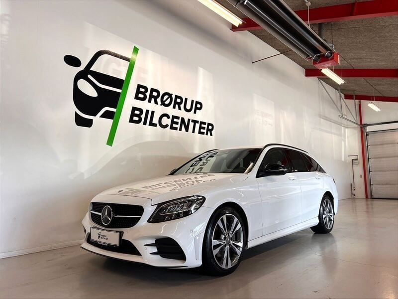 Brugt 2021 Mercedes C220 AMG line Stationcar | 219.900 kr. - Billede 1/4