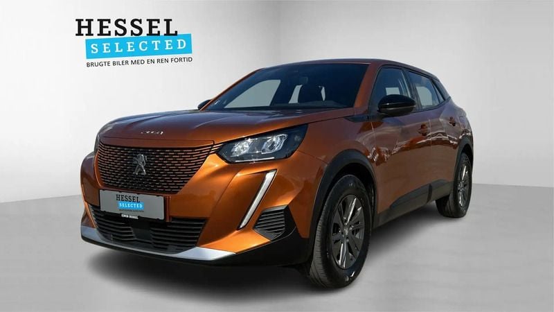 Orangemetal Brugt 2022 Peugeot e-2008 Active SUV | 124.900 kr. (God pris) - Billede 1/4