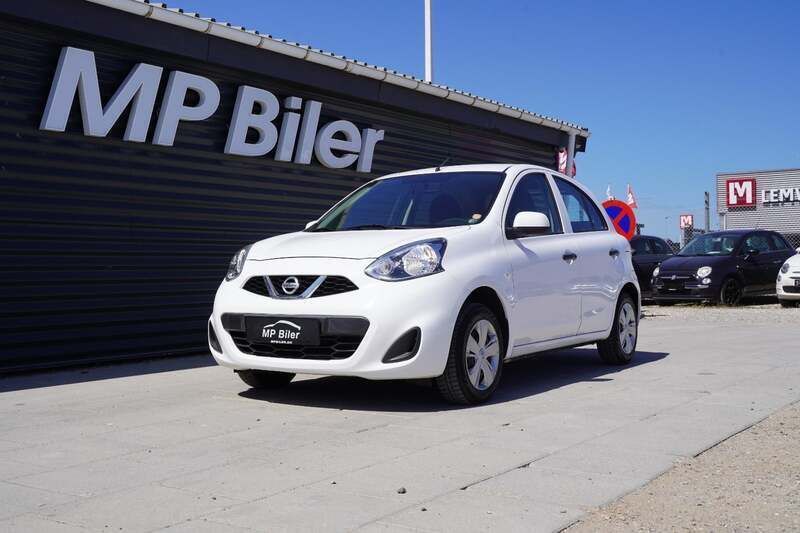 Hvid Brugt 2016 Nissan Micra Acenta Hatchback | 59.900 kr. (Fair pris) - Billede 1/4