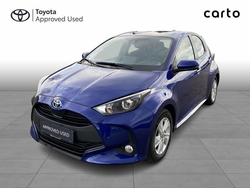 Blå Brugt 2021 Toyota Yaris Hybrid Active Hatchback | 179.900 kr. (Fair pris) - Billede 1/4