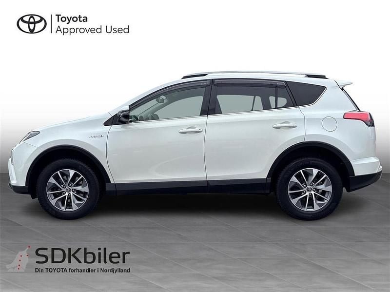Brugt Toyota RAV4 Hybrid H3 197 HK (144 kW) 2018 Perle hvid SUV