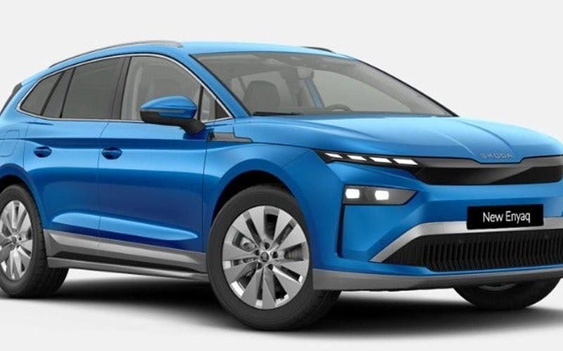 Blåmetal Ny 2025 Skoda Enyaq iV SUV | 379.680 kr. (God pris) - Billede 1/4