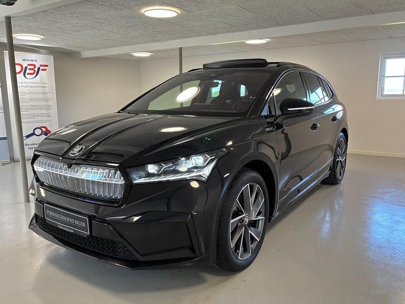 Sortmetal Brugt 2023 Skoda Enyaq iV SportLine SUV | 309.900 kr. (Dyr) - Billede 1/4