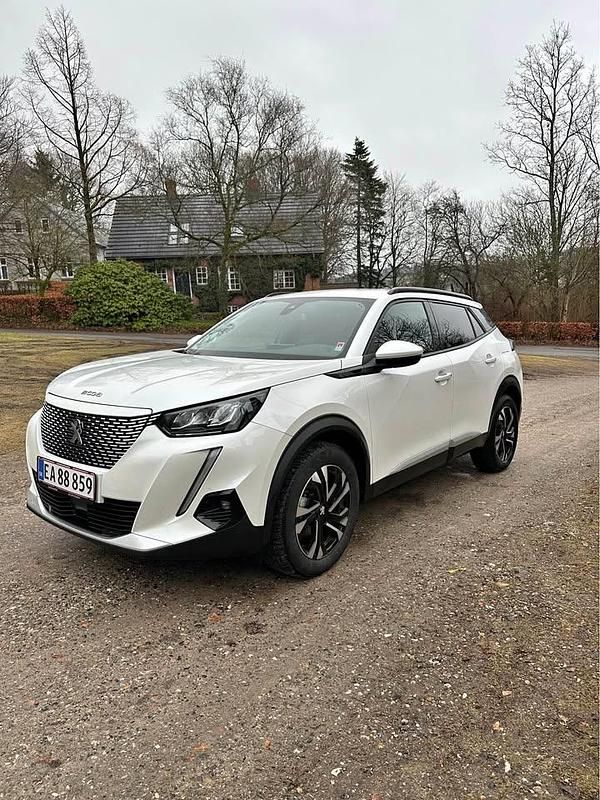 Brugt Peugeot e-2008 Allure 100 kW (136 HK) 2021 Hvid SUV