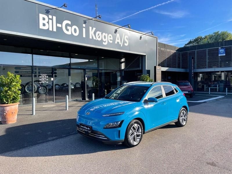 Lysblå Brugt 2022 Hyundai Kona Trend SUV | 167.900 kr. (Fair pris) - Billede 1/4