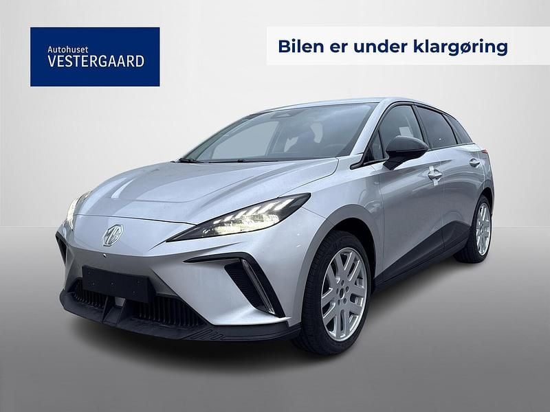 Sølv Ny 2025 MG MG4 EV Luxury Hatchback | 189.700 kr. (Fair pris) - Billede 1/4