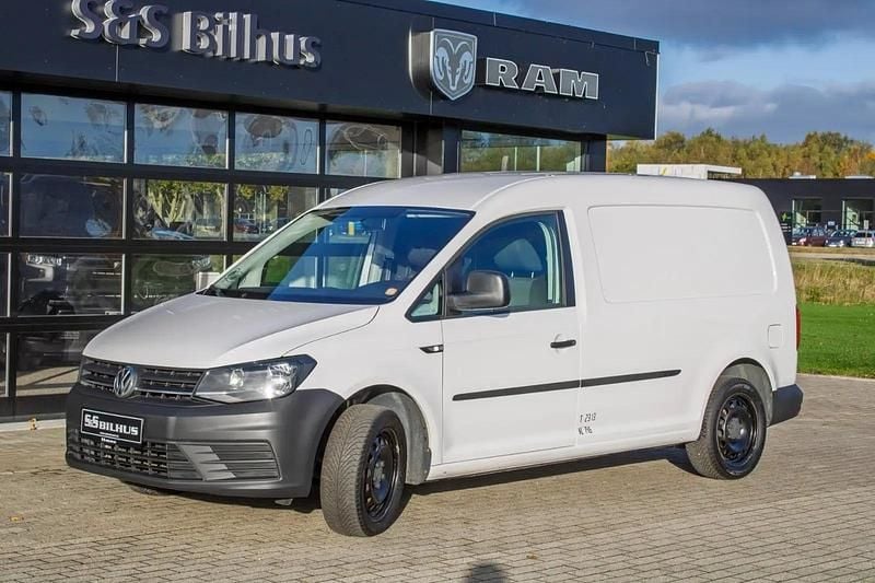 Hvid Brugt 2016 VW Caddy Maxi MPV | 50.000 kr. - Billede 1/4