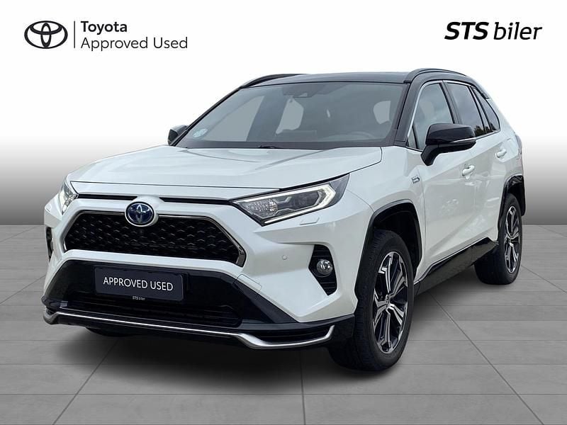 2qj070 pearl white/218attitu Brugt 2021 Toyota RAV4 H3 Style SUV | 309.900 kr. (God pris) - Billede 1/4