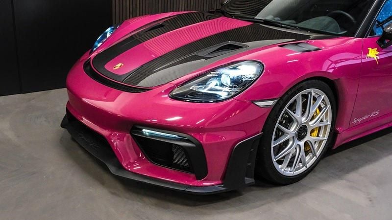 Brugt Porsche 718 Spyder 500 HK (367 kW) 2024 Lilla Cabriolet