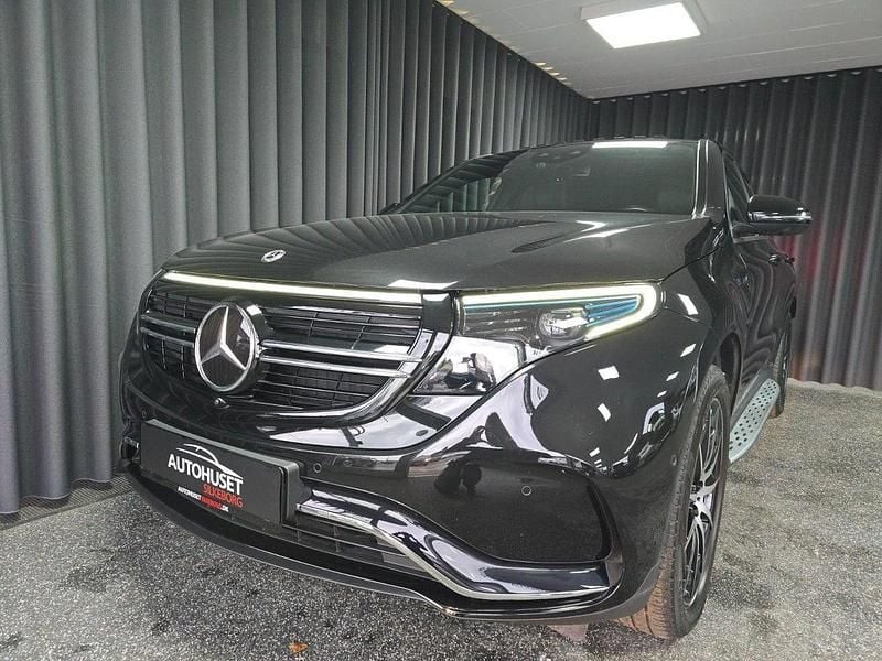 Sortmetal Brugt 2020 Mercedes EQC400 AMG line SUV | 349.900 kr. (God pris) - Billede 1/4