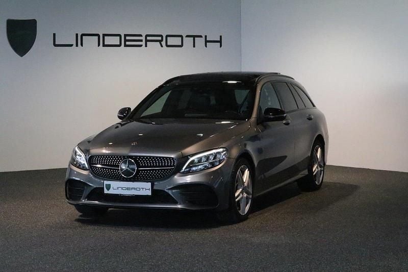 Brugt Mercedes C220 AMG line 194 HK (142 kW) 2020 Gråmetal Sedan