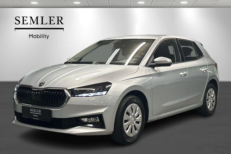 Sølvmetal Brugt 2024 Skoda Fabia Essence Hatchback | 174.900 kr. (Fair pris) - Billede 1/4