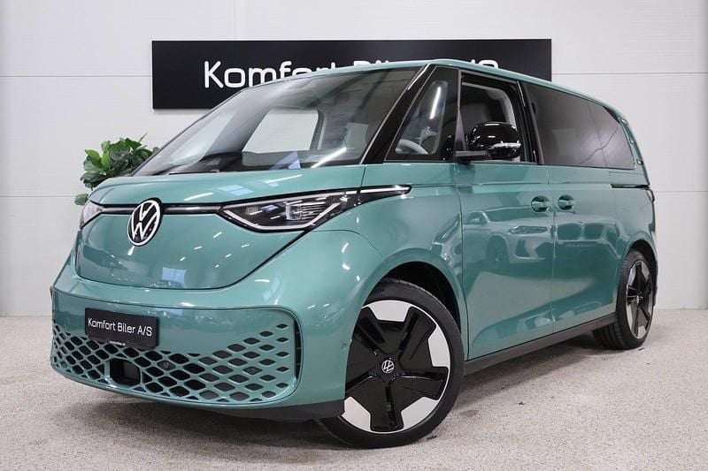 Lysgrønmetal Brugt 2023 VW ID. Buzz Pro MPV | 359.800 kr. (God pris) - Billede 1/4
