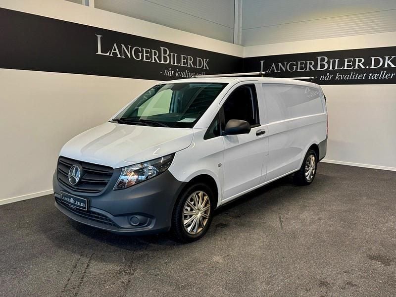 Hvid Brugt 2022 Mercedes Vito Van | 214.500 kr. - Billede 1/4